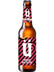 deutsches Bier ÜberQuell World White IPA in der 33 cl Bierflasche