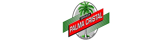 kubanisches Bier Cerveza Palma Cristal Brauerei Logo